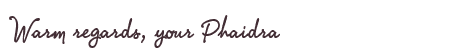 Greetings from Phaidra