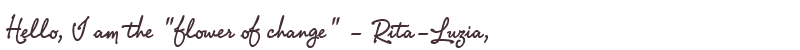 Welcome to Rita-Luzia