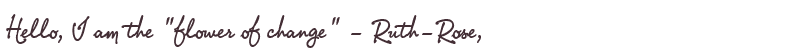 Welcome to Ruth-Rose