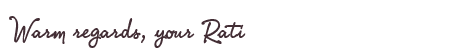Greetings from Rati