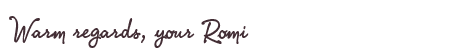 Greetings from Romi