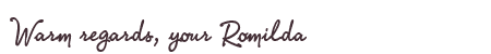 Greetings from Romilda