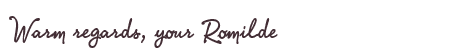 Greetings from Romilde