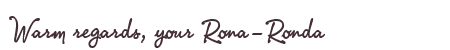 Greetings from Rona-Ronda