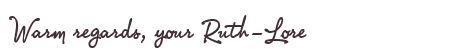 Greetings from Ruth-Lore