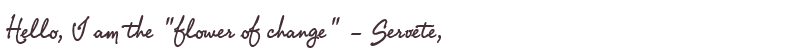 Welcome to Servete