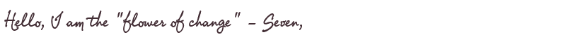 Welcome to Seven