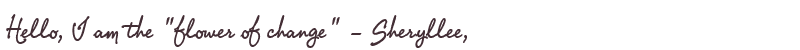 Welcome to Sheryllee