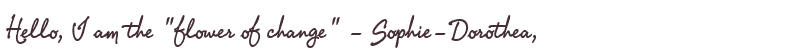 Welcome to Sophie-Dorothea