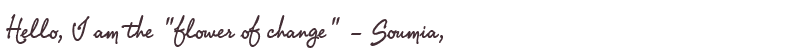 Welcome to Soumia