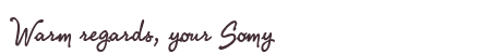 Greetings from Somy