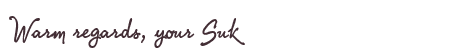 Greetings from Suk