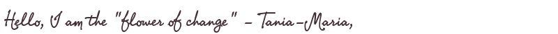 Welcome to Tania-Maria