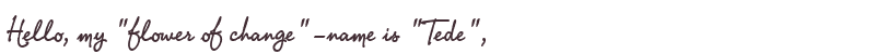 Welcome to Tede