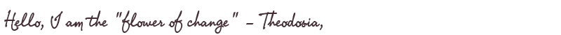 Welcome to Theodosia