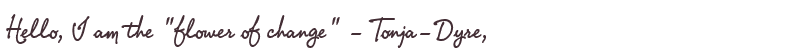 Greetings from Tonja-Dyre