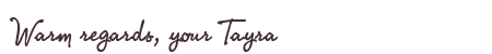 Greetings from Tayra
