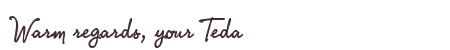 Greetings from Teda