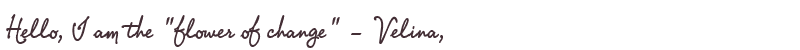 Welcome to Velina
