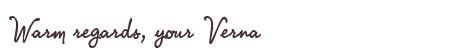 Greetings from Verna
