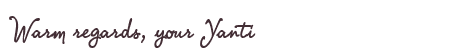 Greetings from Yanti