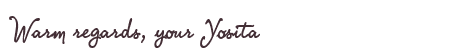 Greetings from Yosita